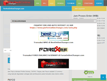 Tablet Screenshot of perfectonlinechanger.com